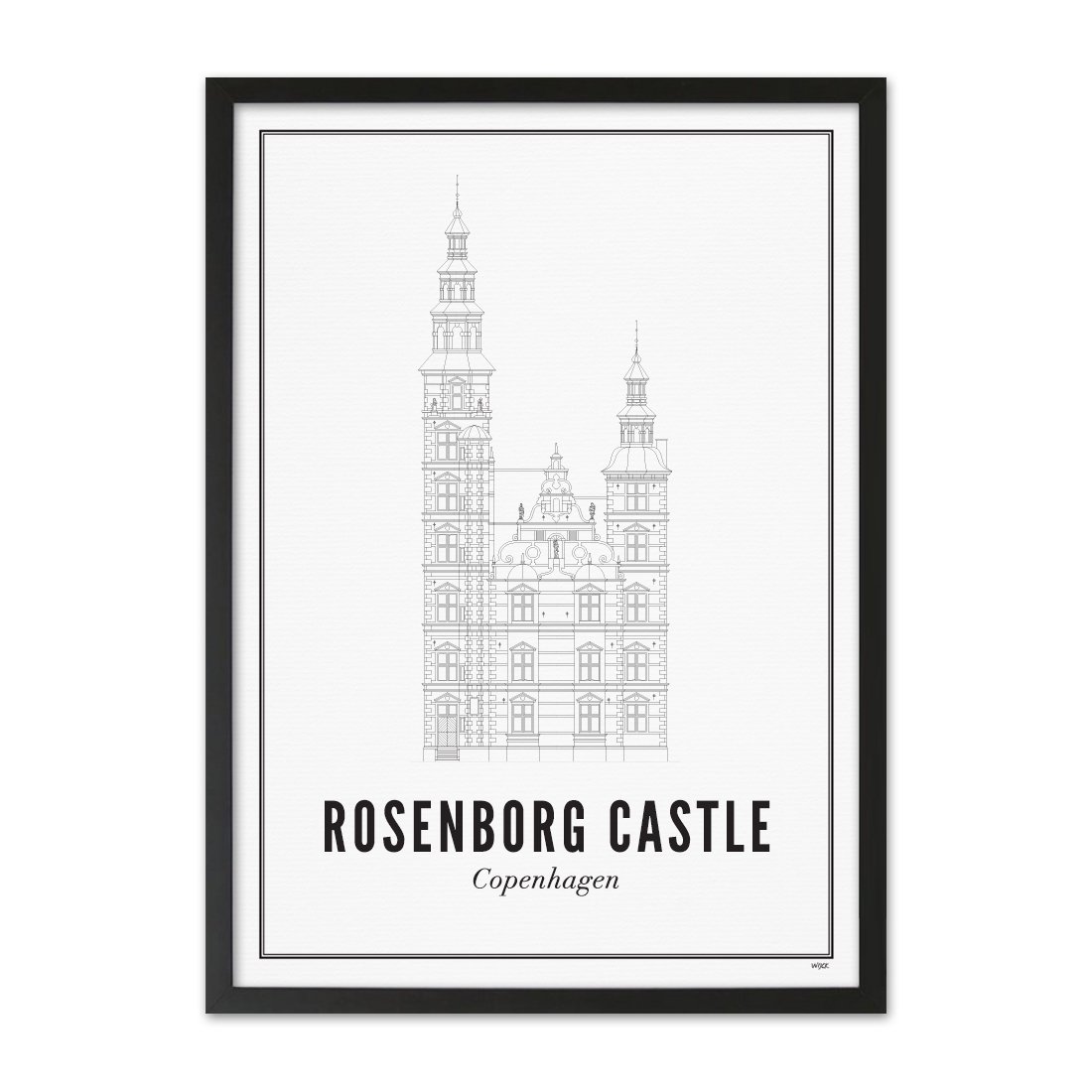 Poster of Copenhagen - Rosenborg Castle | WIJCK.